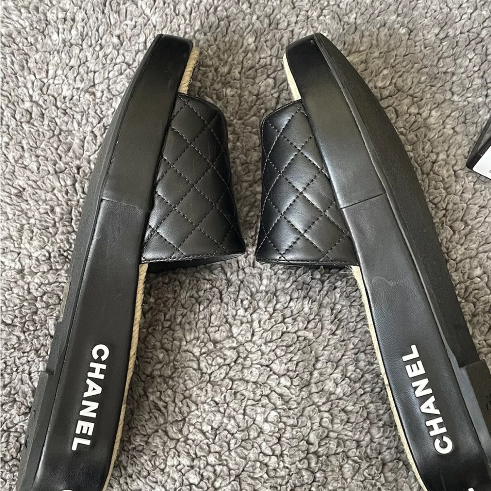 Chanel Black Quilted Slides size 40 - Picture 13 of 16